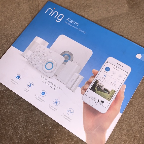 NIB Ring Home Alarm Security Kit, 5-Piece - Picture 2 of 9